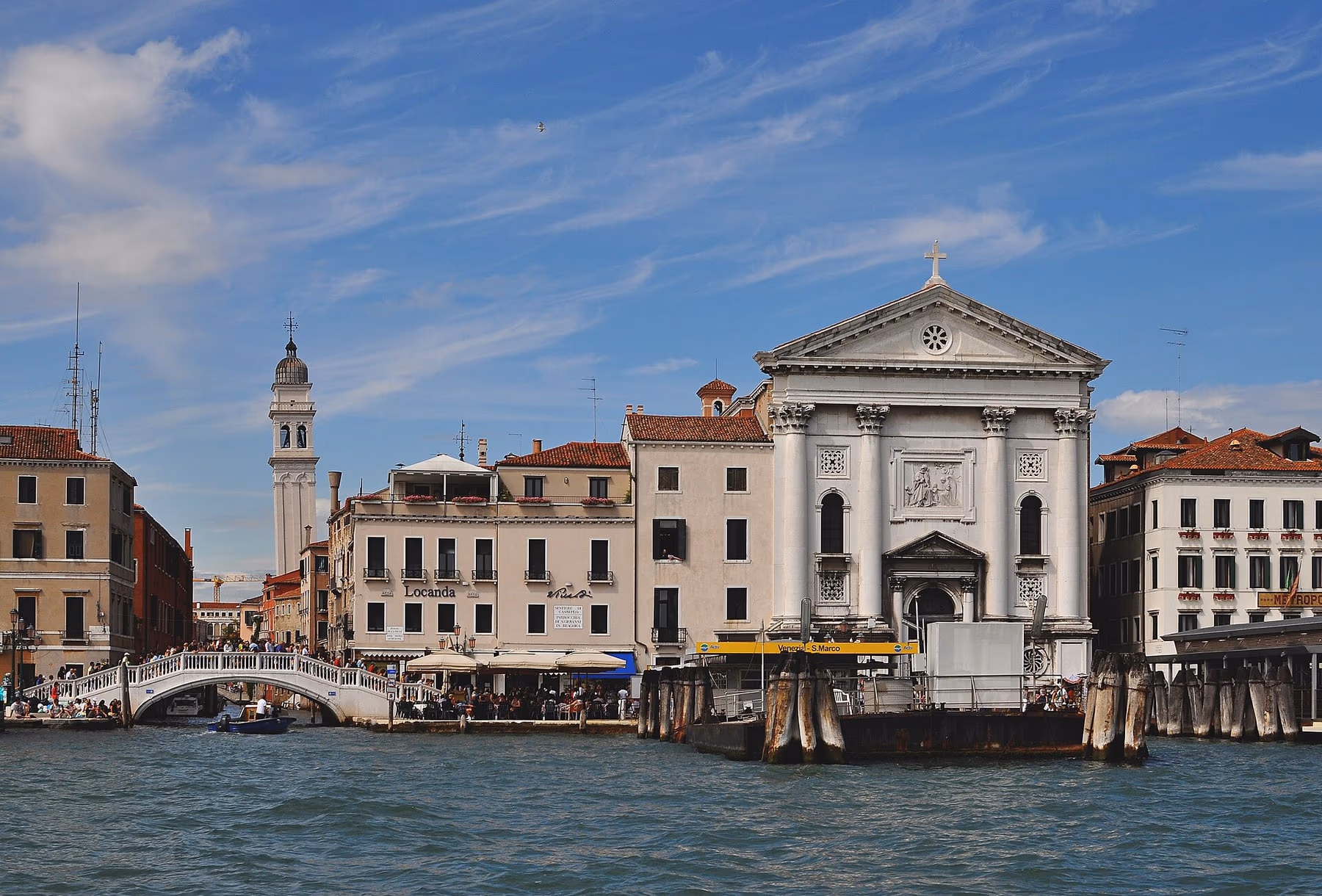 Riva degli Schiavoni a Venezia vista verso il Ponte della Paglia e Palazzo Ducale